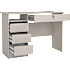 Function Plus skrivebord med 4 skuffer - beige