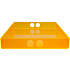Neon Living bakke lille - orange