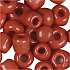 Rocaiperler mørkrød 25g hulstr 0,6-1,0mm
