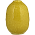 Keramik citronvase H: 12 cm - gul