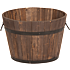 Whiskeytønde potte Ø48 cm - akacietræ