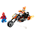 LEGO Marvel Spider-Man mod Ghost Rider på motorcykel 76335