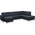 Madrid Nordic venstrevendt U-sofa - navy