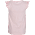 VRS børne T-shirt med flæse ærmer str. 134/140 - rosa