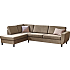 Rom Nordic venstrevendt open-end sofa - taupe