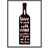 I love to cook with wine - 70x100 cm