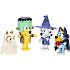 Bluey figurer udklædningsfest 4-pak