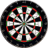 Bull's Bristol dartskive med pile