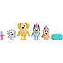 Bluey familie figurer 4-pak - assorteret
