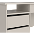 Function Plus skrivebord med 4 skuffer - beige