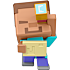 Minecraft Mini Mode Spawn Egg figur - flere varianter - assorteret