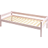Spiloppe juniorseng 70x160 cm - pale rose