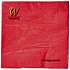 Windsor ensfarvede servietter 40x40 cm 20-pak - Rubinrød