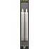 Windsor LED 2-pak stagelys 22,5 cm - hvid