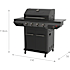 Nexgrill Deluxe 4 brændere gasgrill