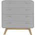 Caitlin kommode - grå