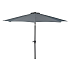 Miami parasol Ø300 cm - Sort/grå