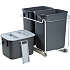 NORDISKA PLAST affaldssorteringssæt 3 stk. - grå
