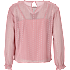VRS dame chiffon bluse str. L - rosa