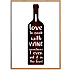I love to cook with wine - 30x40 cm