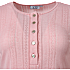 VRS dame pointelle top str. L - rosa