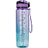 Motivationsflaske lilla/turkis - 1 liter
