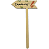 Påske træspyd til æggejagt H: ca. 21 cm  - flere varianter - assorteret
