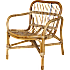 Fiji loungestol - rattan