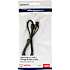 Sinox One Lightning kabel. 1m. Sort