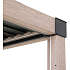 Matterhorn multi pergola 306x306 cm - oak