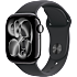 Apple Watch S11 (2025) GPS 42 mm - Jet Black Aluminium - Black Sport Band M/L