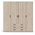 Sprint garderobeskab med 4 låger og 3 skuffer