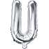 Folieballon "U" 33 cm - flere varianter - assorteret