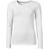 VRS dame T-shirt langærmet str. S - hvid