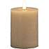 Windsor LED bloklys 7,5x10 cm - sand