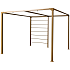 Bali pergola alu stel 3x3 meter - teaklook