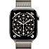 Apple Watch S11 (2025) GPS + Cell 46 mm - Natural Titanium  - Natural Milanese Loop S/M