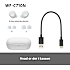 Sony WF-C710N trådløse in-ear høretelefoner - hvid