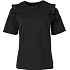 VRS dame oversize T-shirt str. S - sort