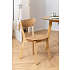 Roxby spisebordsstol - lakeret egefiner