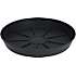 Plastik underfad - sort - Ø:22 cm