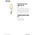 WiZ filament LED pære 4,9W - dæmpbar