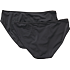 VRS dame 2-pak tai trusser str. 2XL - sort