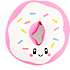 Scoop squishy donut - flere varianter - assorteret
