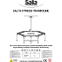 Salta Fitness trampolin med håndtag