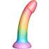 baseks Rainbow silikone dildo 18 cm