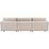 Florence 3 personers modulsofa - gråbrun
