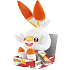 Pokémon plysbamse 30 cm - Scorbunny