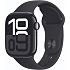 Apple Watch S10 GPS 42 mm S/M - Jet Black Aluminium Sport Band