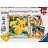 Ravensburger Pokémon puslespil - 3x49 brikker